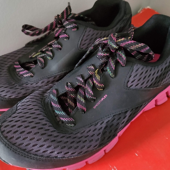 REEBOK Smooth Flex  Crush Run Tennis Shoes - Picture 2 of 6